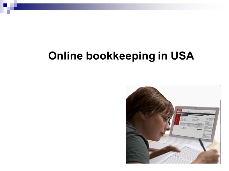 Online bookkeeping in USA